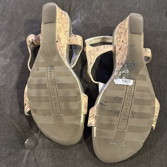 Kenneth Cole cork wedges size 8 - Picture 3 of 4